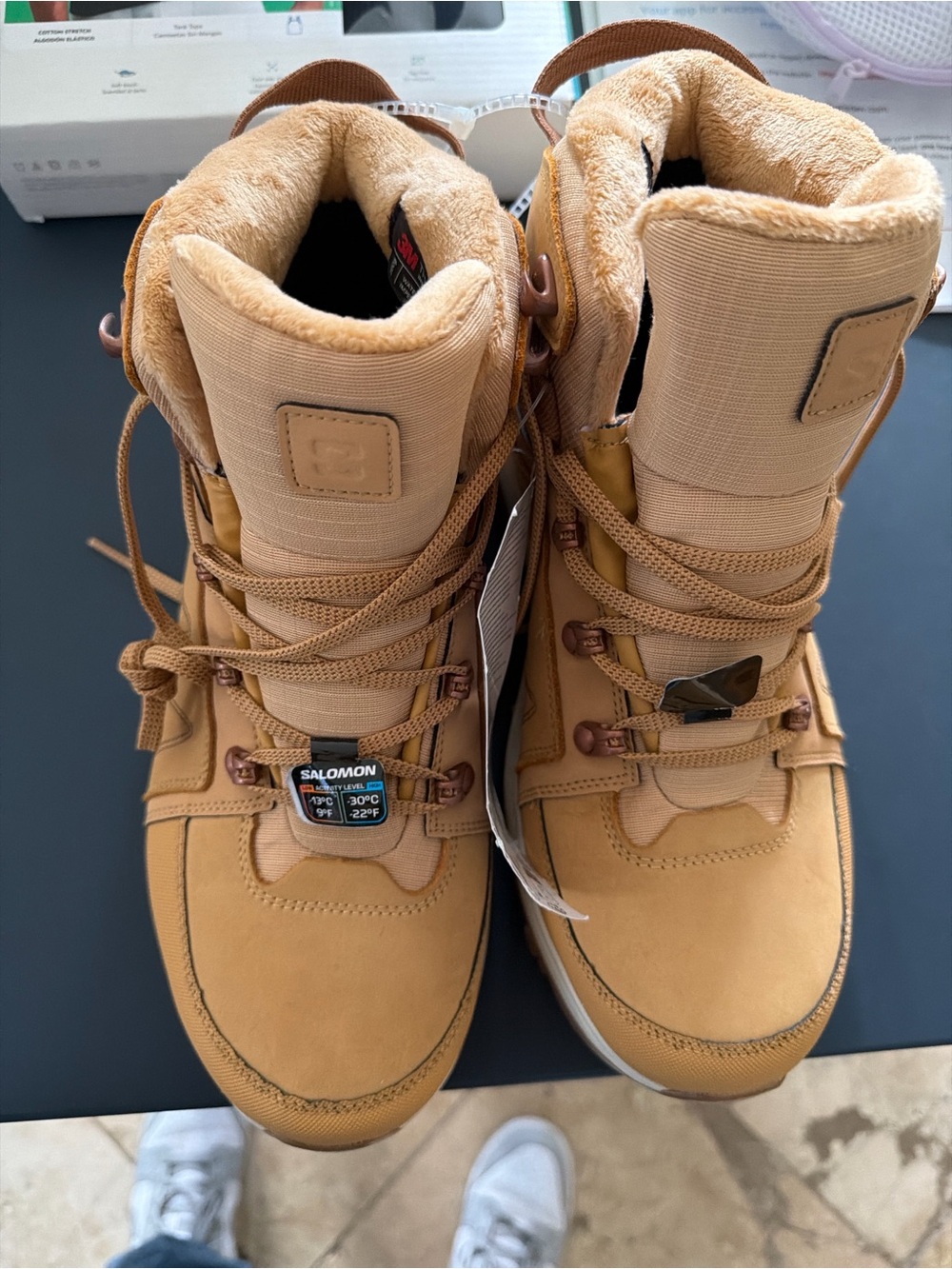 Salomon Tan Work-Style Insulated Boots